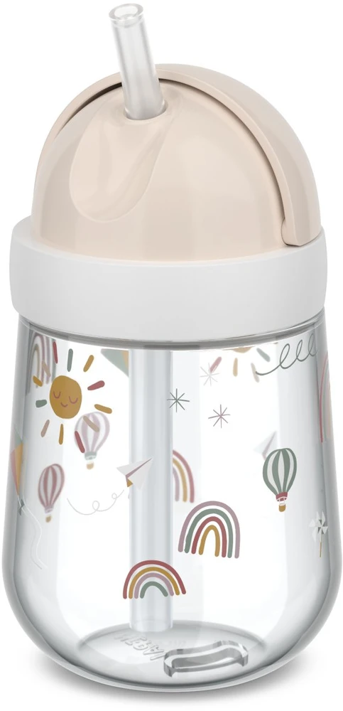 Rosti Mepal Mepal KUBEK DZIECIĘCY ZE SŁOMKĄ 300ML MIO SUNSHINE & RAINBOW 108014065245