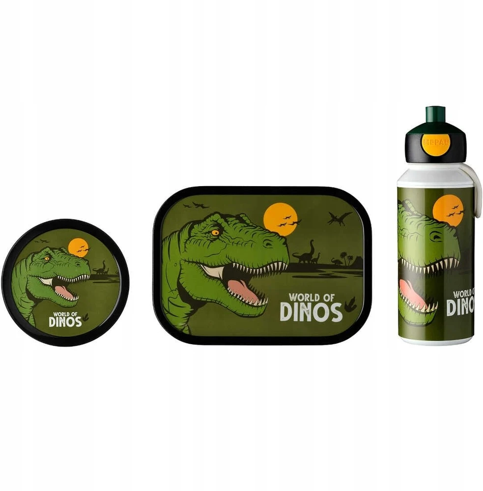 Rosti Mepal Mepal Gertuvės ir dėžučių rinkinys vaikams ‘Dinozauras’ Dino