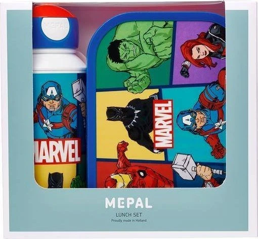 Rosti Mepal Mepal Gertuvė ir pietų dėžutė rinkinys vaikams 'Marvel Avengers'