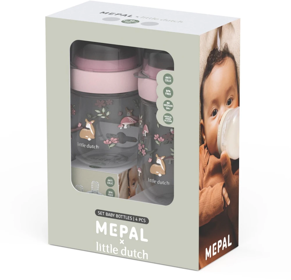 Rosti Mepal Mepal Kūdikių buteliukų rinkinys ’Fairy Garden’ 4vnt