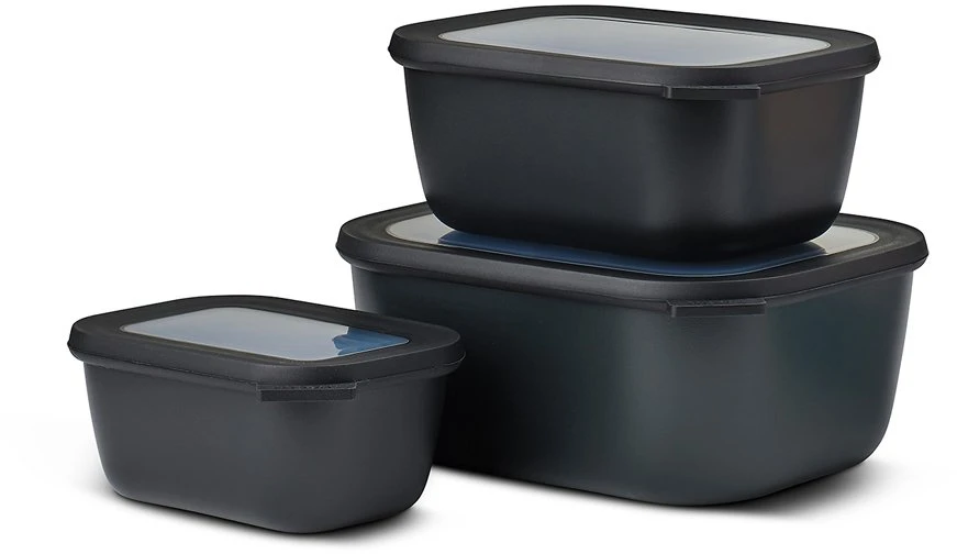 Rosti Mepal Mepal Cirqula Multi-Bowl Set 3-pcs, nordic juodas
