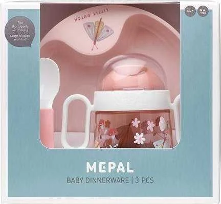 Little Dutch Mepal Mio Flowers & Butterflies Rinkinys Vakarienė 3 vnt. 108040065243