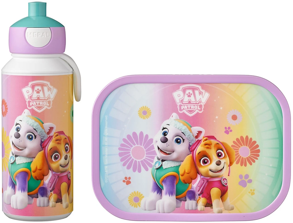 Rosti Mepal Mepal Gertuvės ir dėžučių rinkinys vaikams ‘Šunyčiai patruliai mergaitės’ Paw Patrol Girls