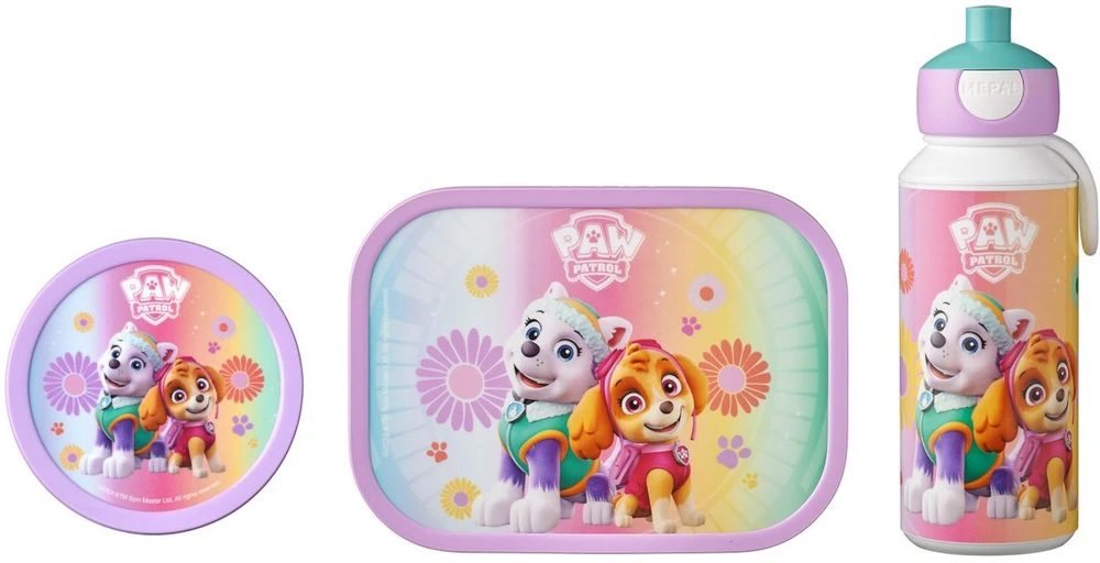 Rosti Mepal Mepal Gertuvės ir dėžučių rinkinys vaikams ‘Šunyčiai patruliai mergaitės’ Paw Patrol Girls