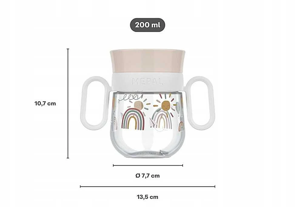 Little Dutch Mepal Mokomasis puodelis ’Forest Friends’ - 200 ml