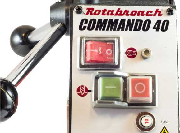 Rotabroach Comando40 1100W magnetinis kojinis gręžtuvas