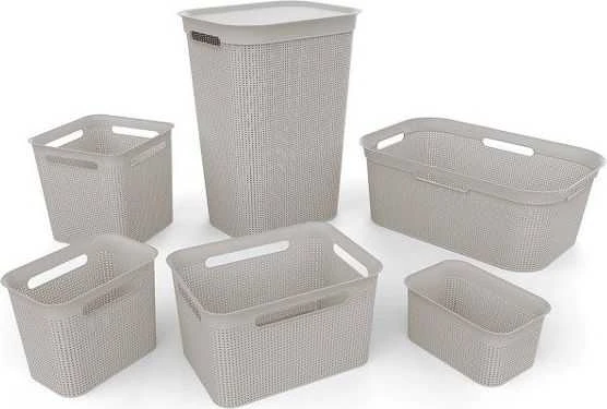 Daiktadėžė ROTHO BRISEN, 4,5 l, smėlinė, 26,2×18×13 cm