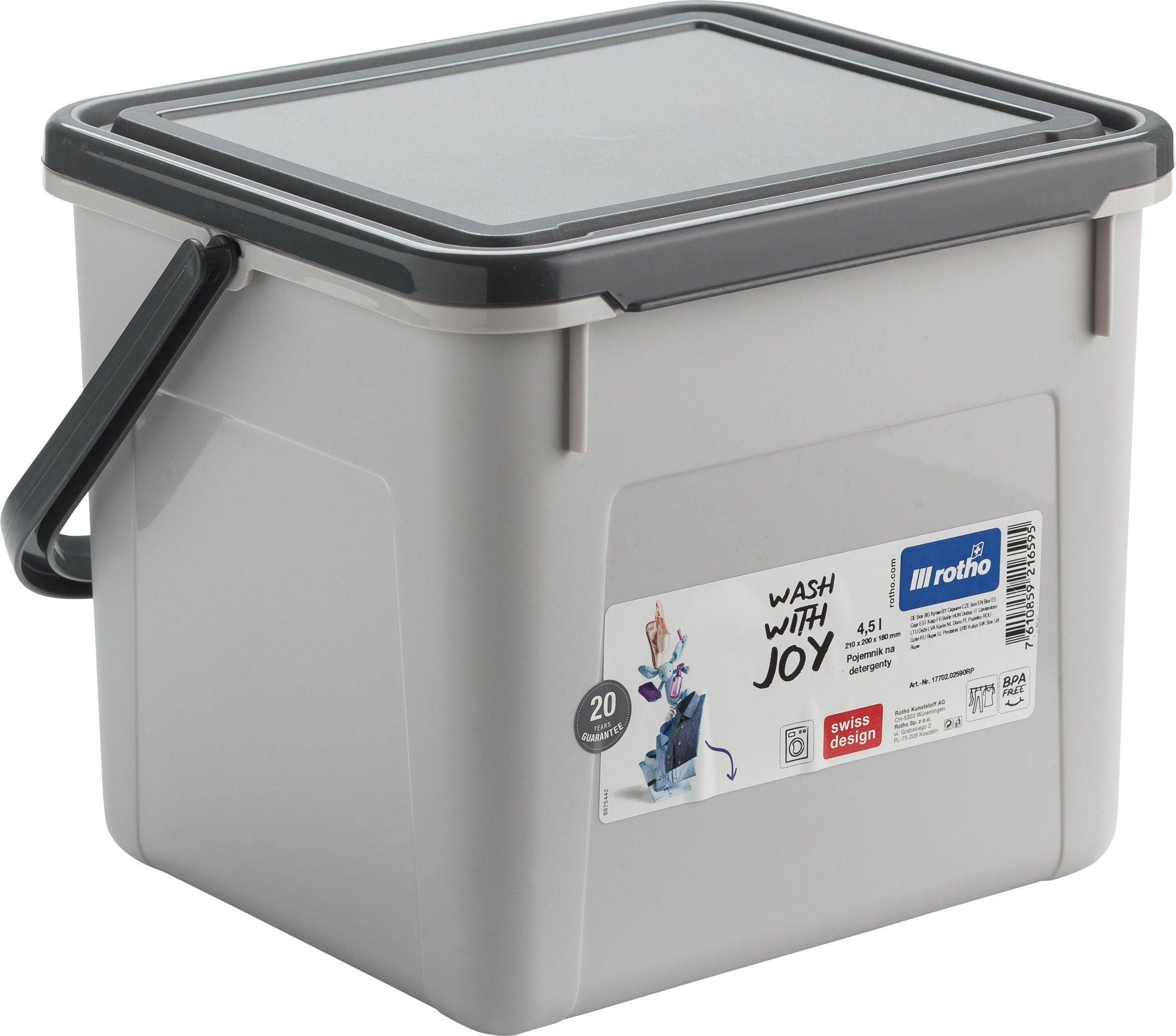 Ploviklio Indas - ROTHO Basic 4,5L Pilka