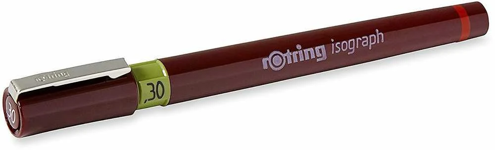 Rapitografas (izografas) Rotring piešimo tušinukas - juoda 0,3 mm - 1903399