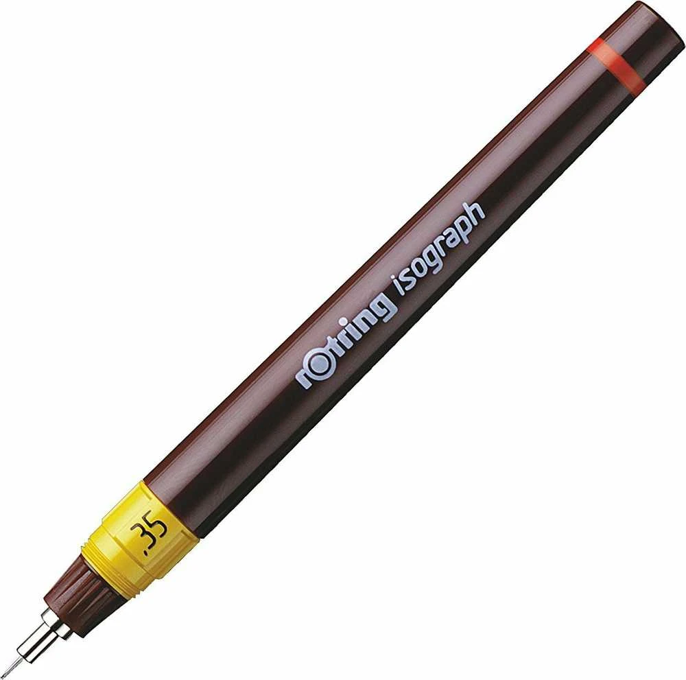 Isograph Rotring piešimo tušinukas - juodas 0,35 mm - 1903400