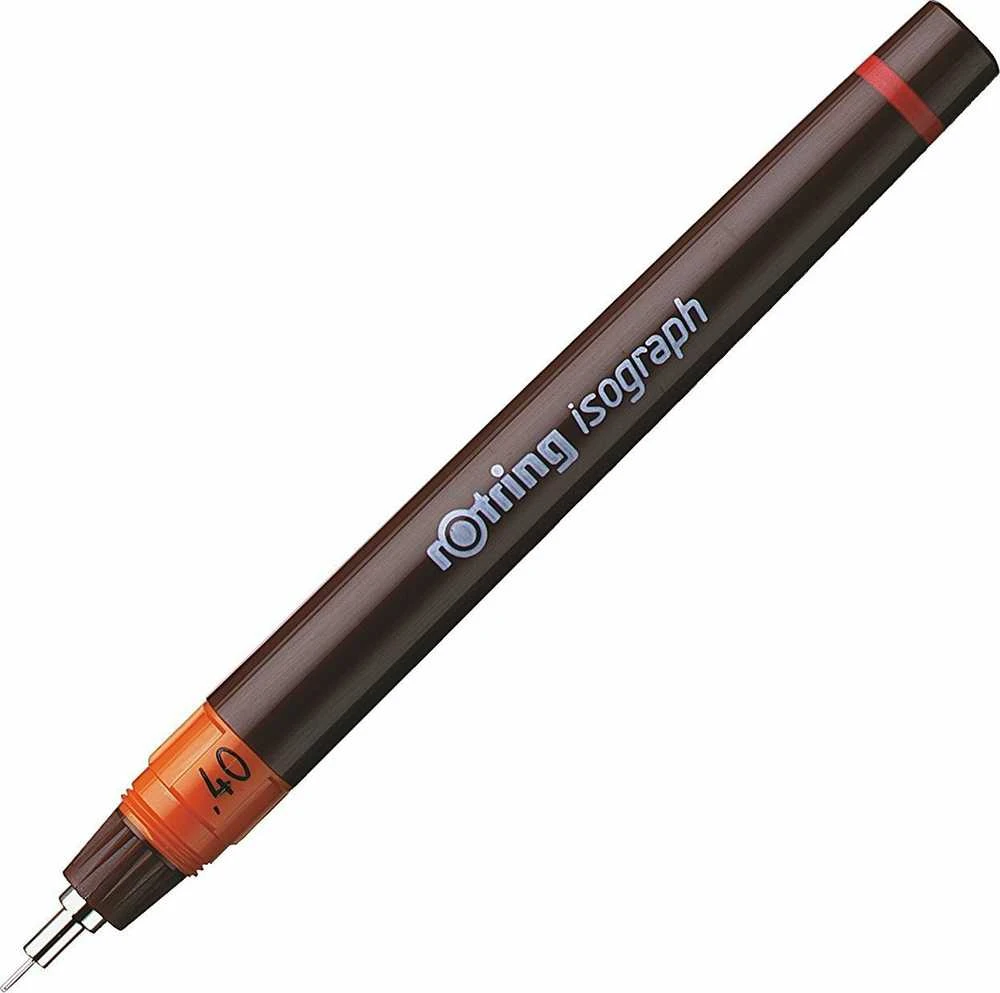 Isograph Rotring piešimo tušinukas - juodas 0,40 mm - 1903491