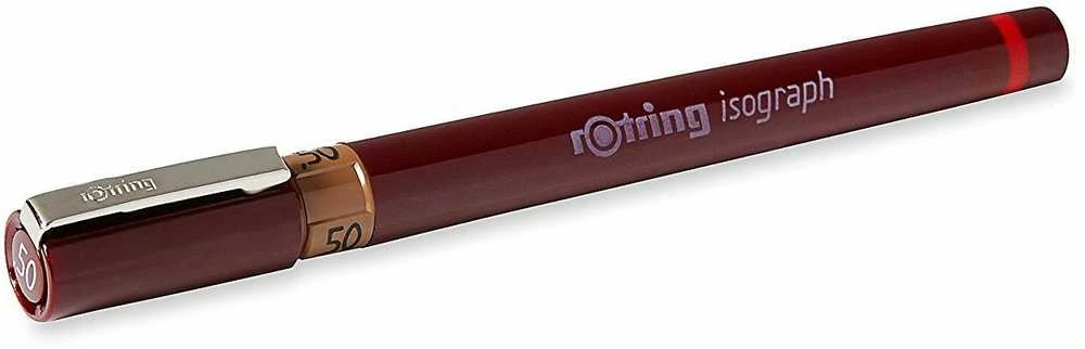 Isograph Rotring piešimo tušinukas - juodas 0,5 mm - 1903492