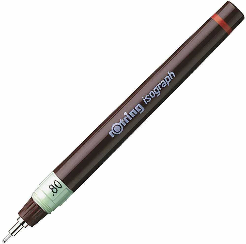 Isograph Rotring piešimo tušinukas - juodas 0,80 mm - 1903495