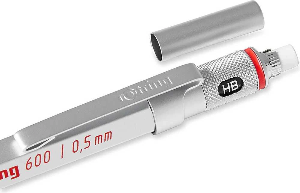 Automatinis pieštukas Rotring 600 0.5 Sidabrinis - 1904445