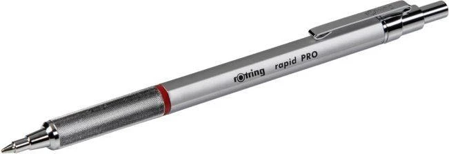 Rotring Roting Rapid Pro Tušinukas Chrome su Refill M-Mėlyna