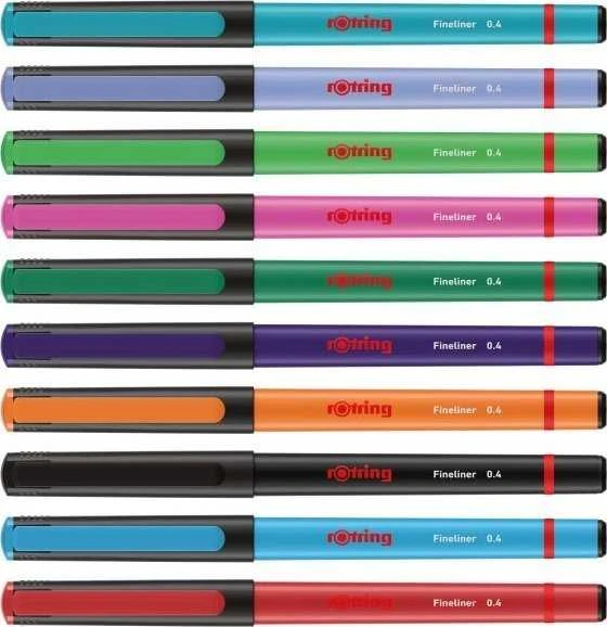 Rašiklių piešimui rinkinys Rotring Tikky Liner 0,4 mm - 2166331