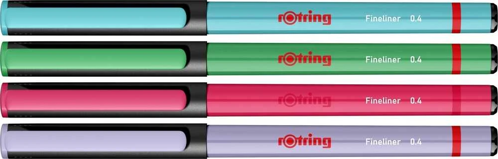 Rašiklių piešimui rinkinys Rotring Tikky Liner 0,4 mm - 2166331