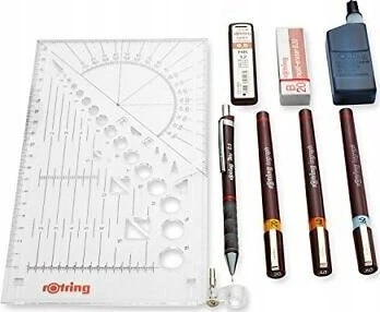 Rapitografai (izografai) Rotring Combi College 0,2 / 0,4 / 0,6 mm - S0699390