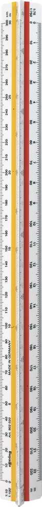Rotring ROTRING Reduktionsmaßstab Dreikant 30cm / Architekt S0220481