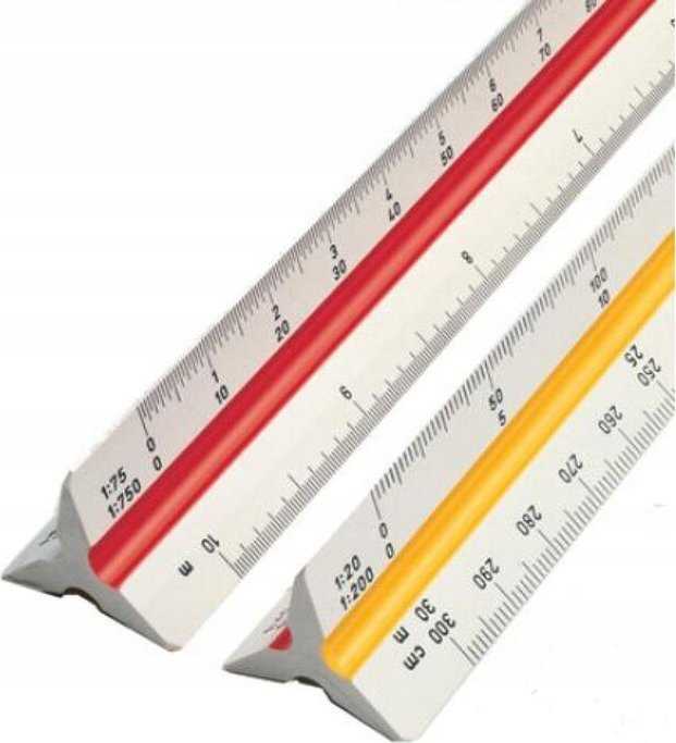 Rotring ROTRING Reduktionsmaßstab Dreikant 30cm / Architekt S0220481