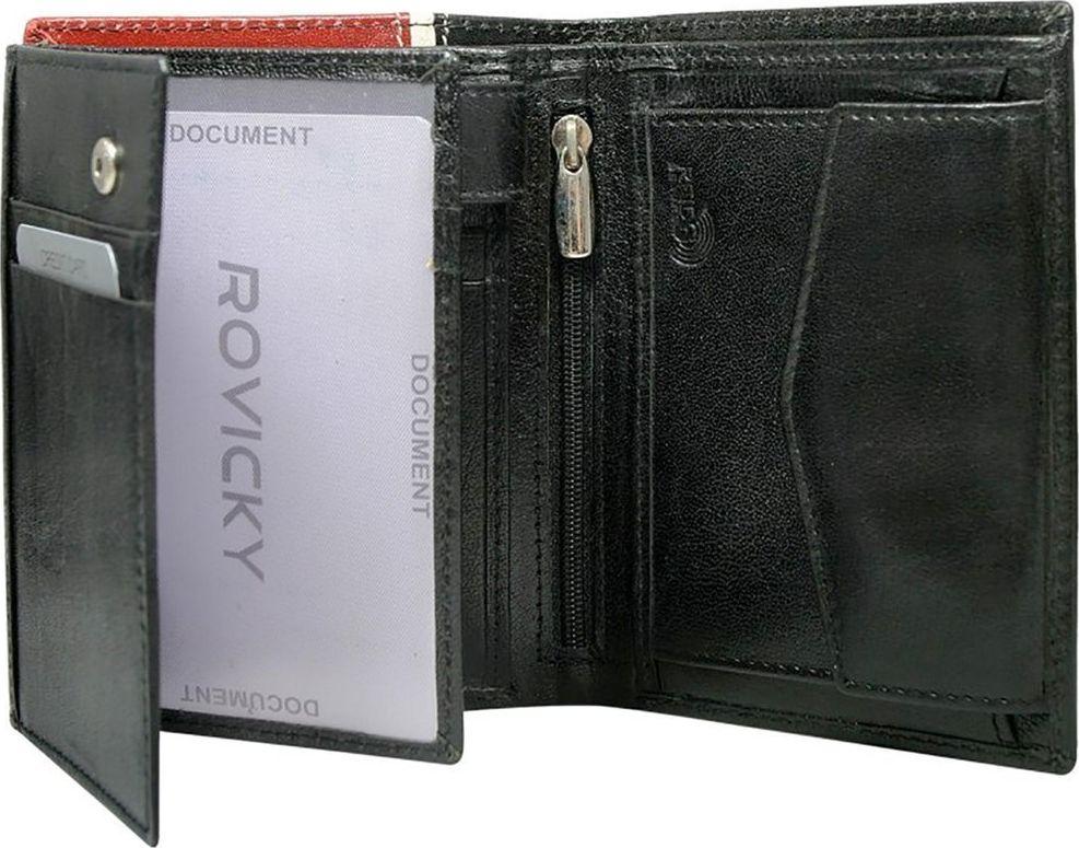 Rovicky 326-RBA-D RFID odinė vyriška piniginė