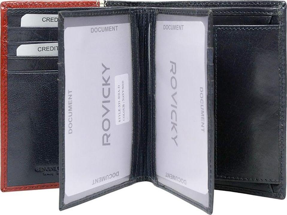 Rovicky 331L-RBA-D RFID odinė vyriška piniginė