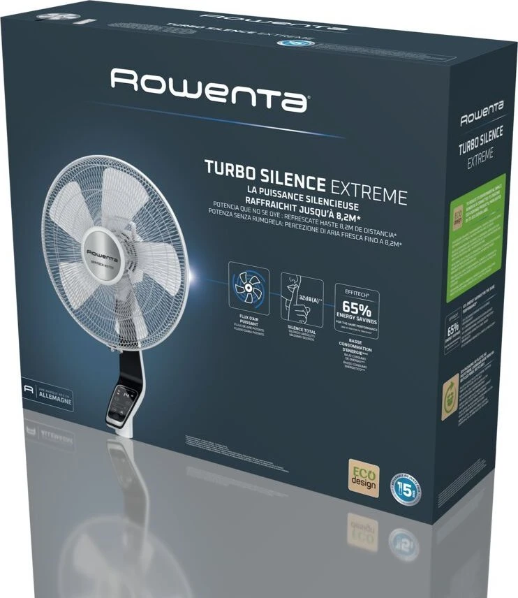 Kondicionierius Rowenta pastatomas ventiliatorius 32 dB, 14 greičių, LED ekranas, laikmatis, nuotolinio valdymo pultas, VU5690F0