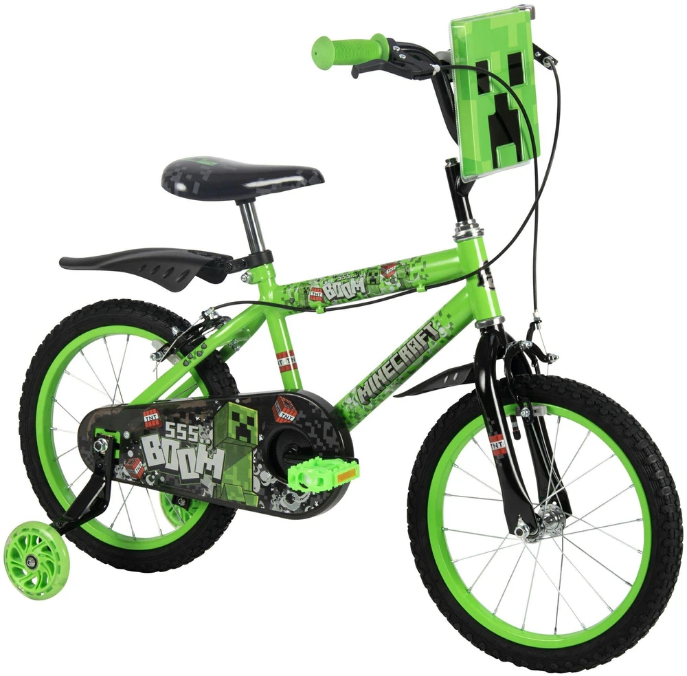 Huffy Minecraft 16" dviratis, Žalias 21404W