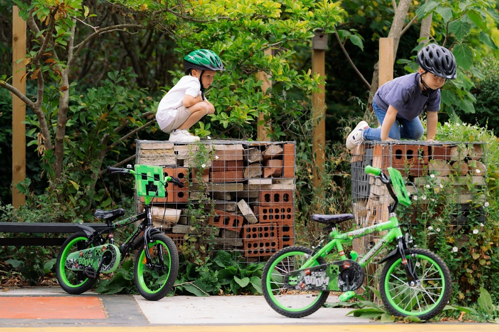 Huffy Minecraft 16" dviratis, Žalias 21404W