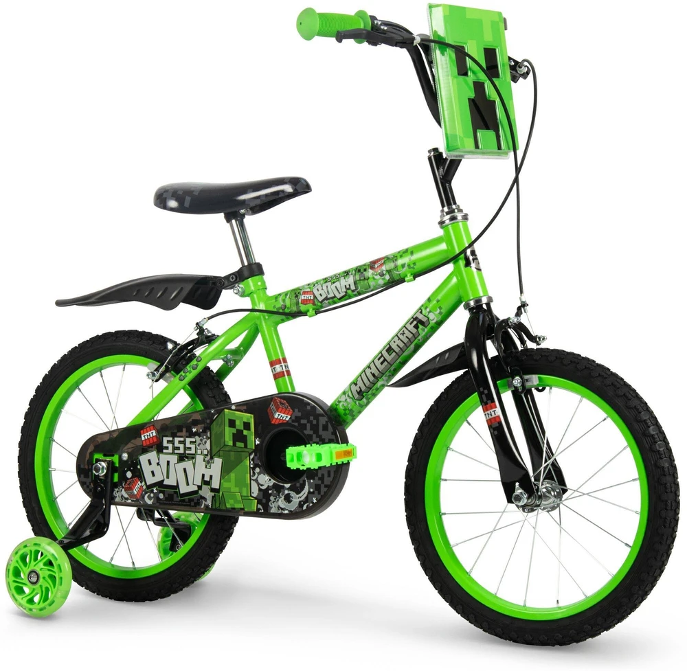 Huffy Minecraft 16" dviratis, Žalias 21404W