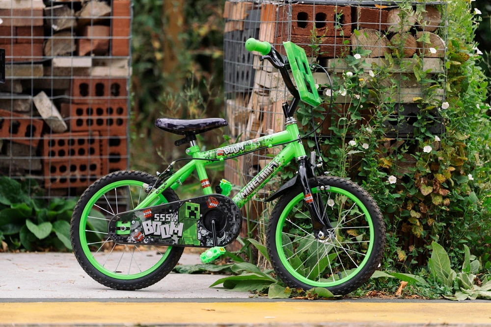 Huffy Minecraft 16" dviratis, Žalias 21404W