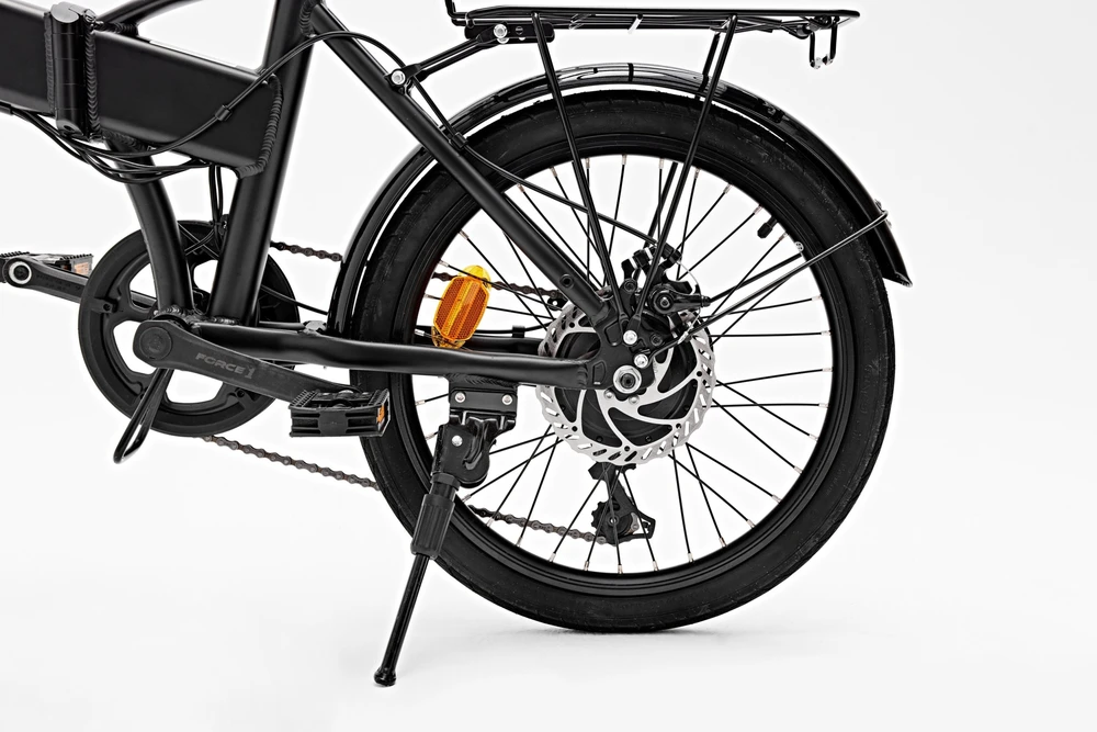 Rower elektrinis Sharp Składany E-Bike 250W Silnik / App / juoda (BK-FD03-EB)