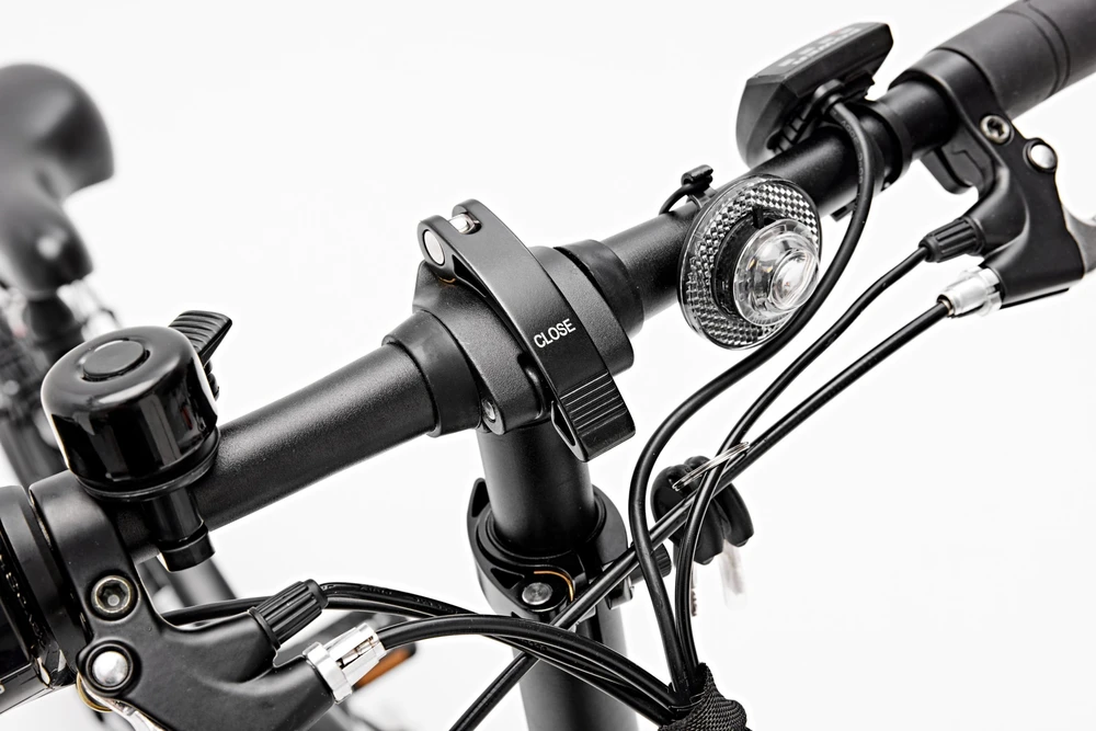 Rower elektrinis Sharp Składany E-Bike 250W Silnik / App / juoda (BK-FD03-EB)