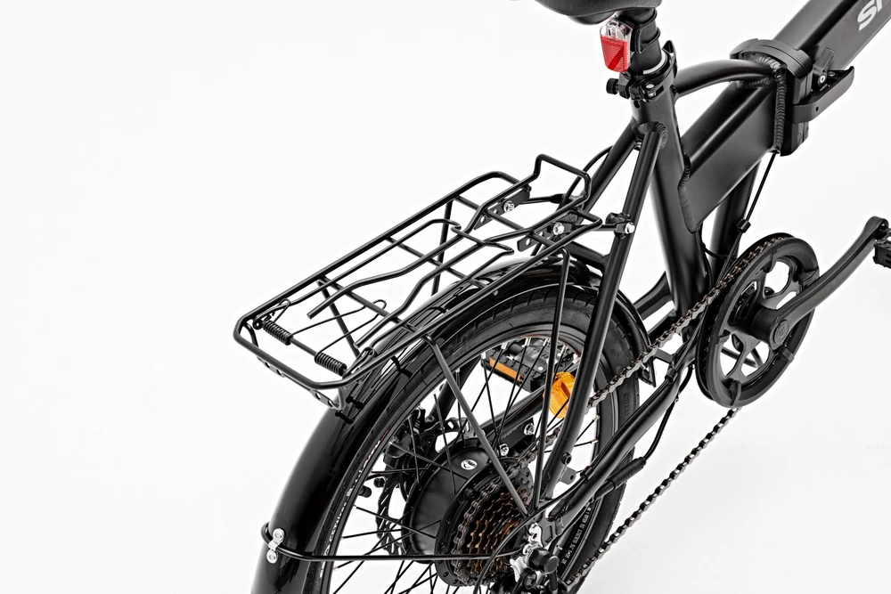 Rower elektrinis Sharp Składany E-Bike 250W Silnik / App / juoda (BK-FD03-EB)