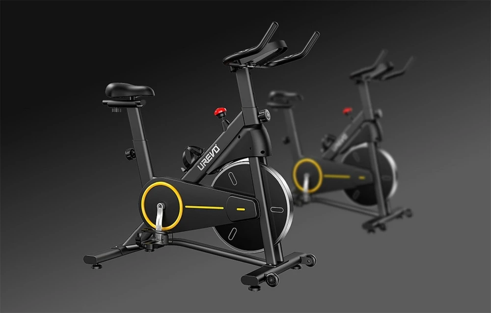 Urevo T1 Rower treningowy juoda-geltona