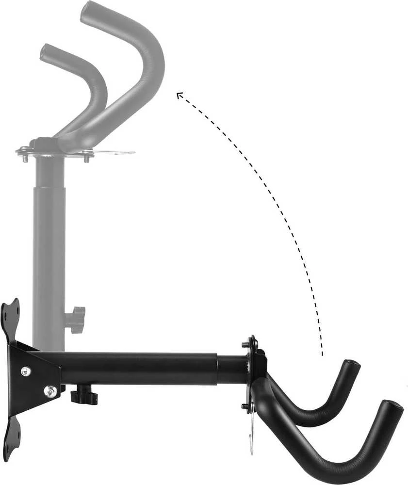 Bicycle Maclean dviračio sieninis laikiklis, horizontalus, plieno, maksimali apkrova 30kg, MC-484