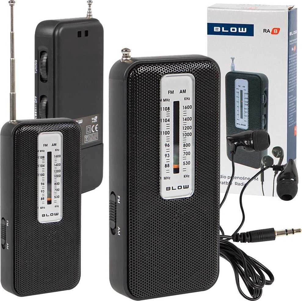 AM/FM BLOW RA8 nešiojamas analoginis radijas