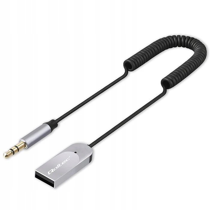 Qoltec Belaidis garso imtuvo adapteris Bluetooth 6.0 2xRCA AUX 3.5mm USB mikrofonas