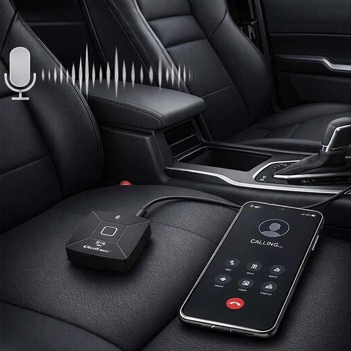 Qoltec Belaidė HiFi garso siųstuvas imtuvas Bluetooth 6.0 NFC