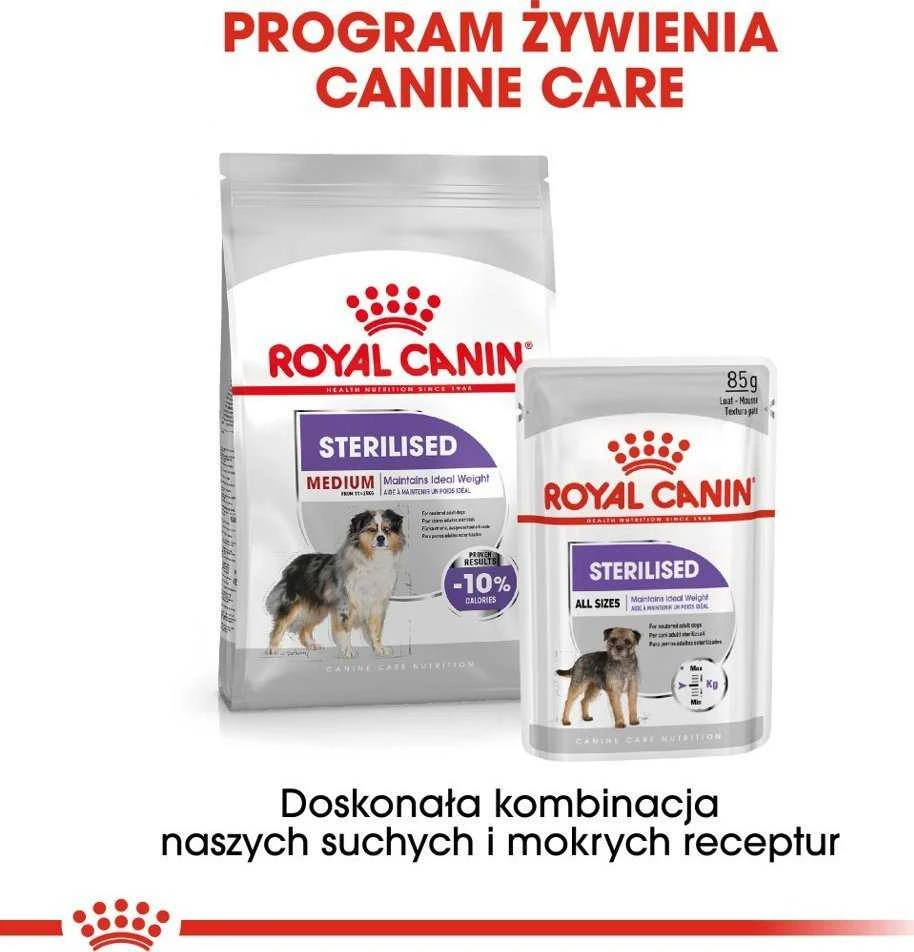 Sausas Šunų Maistas - ROYAL CANIN CCN Medium Sterilised Adult 12 kg 28% Baltymų