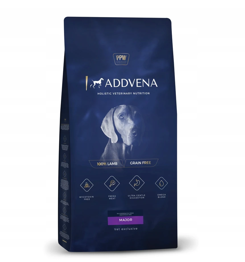 Šunų maistas - ADDVENA Power of Nature Senior Medium/Large ėriena 10kg