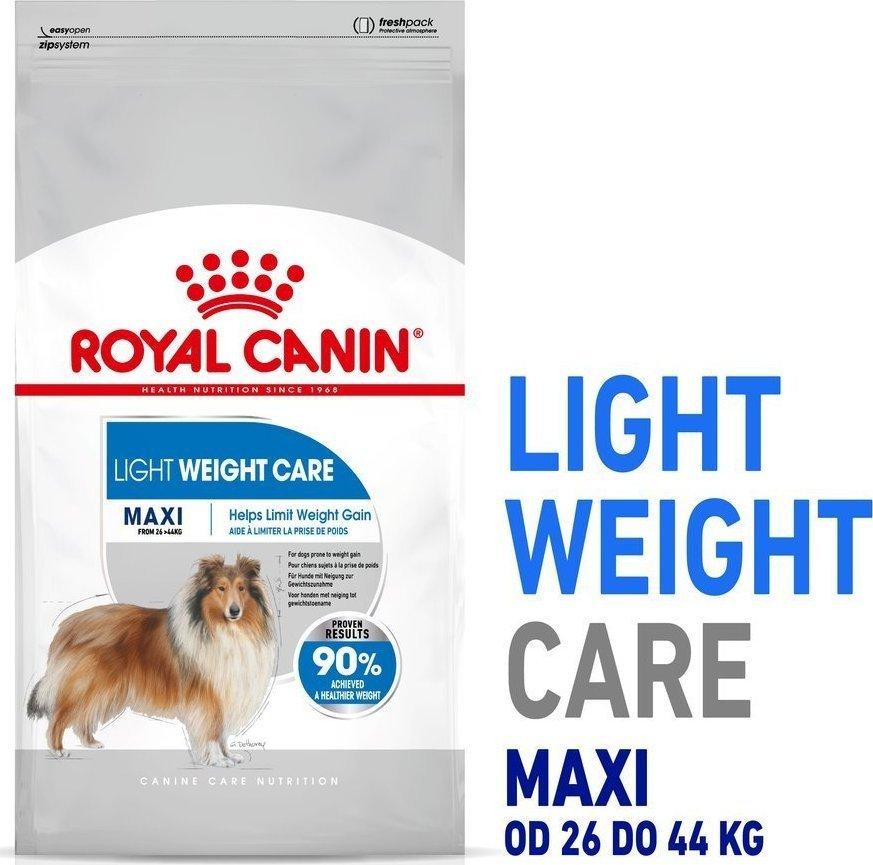 Royal Canin Maxi Light Weight Care Sausas Maistas šunims, 12 kg