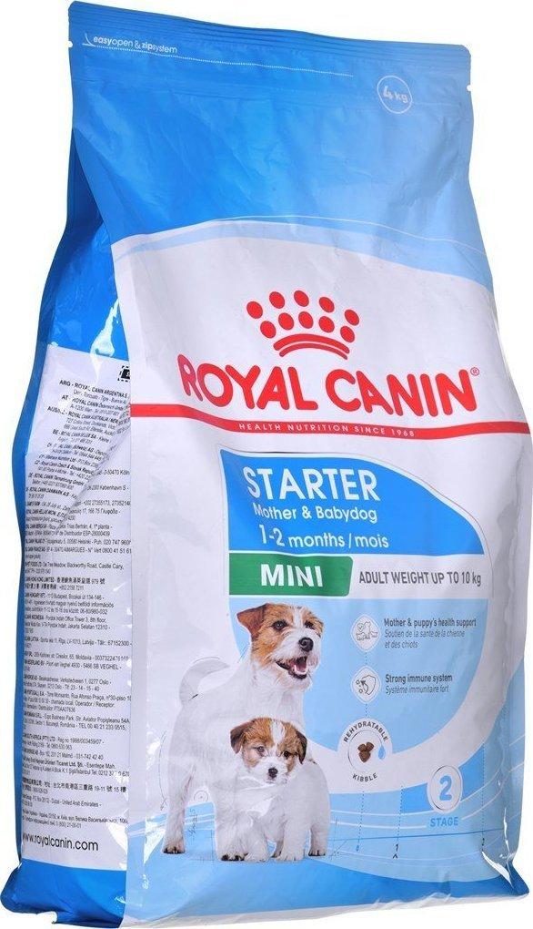 Sausas Šunų Maistas - Royal Canin Shn Mini Starter Mama Ir Šuniukas 4kg