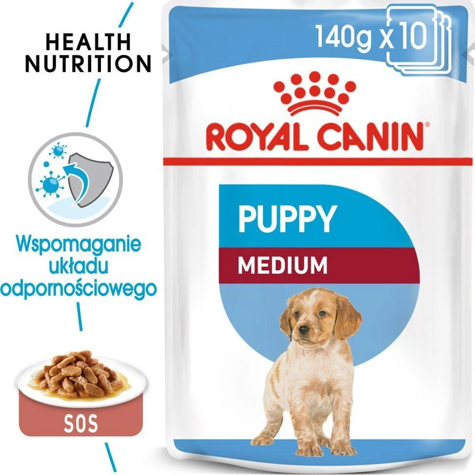Royal Canin SHN Dog Medium Puppy Gravy 10x140 g