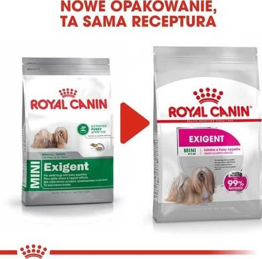 ROYAL CANIN CCN MINI EXIGENT 1kg, mažų veislių, suaugusių, išrankių šunų sausas pašaras