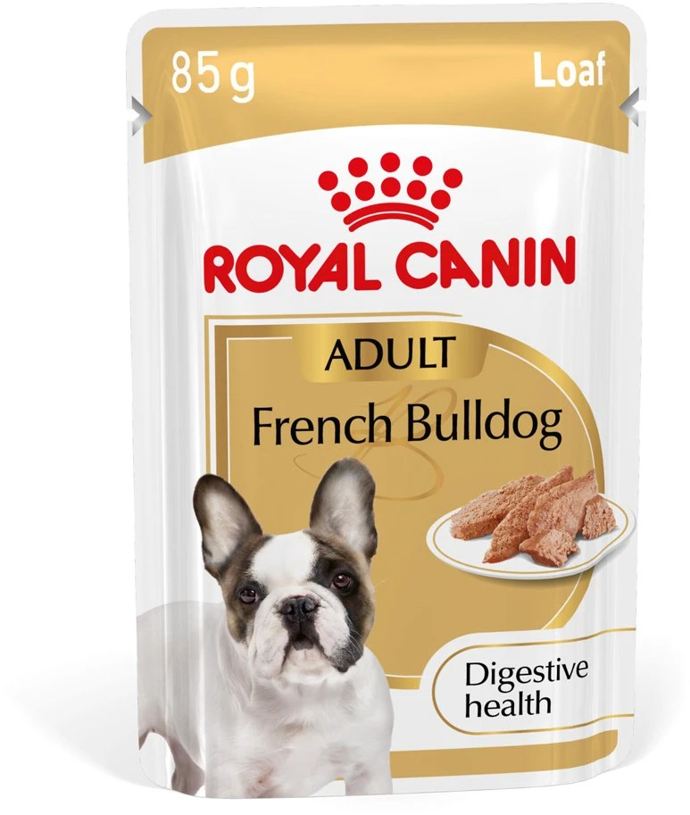 ROYAL CANIN French Bulldog Adult Digestive health Loaf Box – drėgnas ėdalas šunims – 12x85g