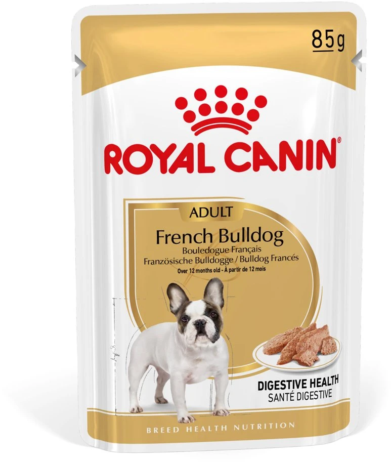 ROYAL CANIN French Bulldog Adult Digestive health Loaf Box – drėgnas ėdalas šunims – 12x85g