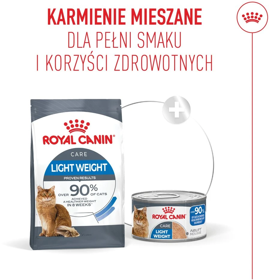 ROYAL CANIN Light Weight Care AirLift Mousse – šlapias kačių maistas – 85g