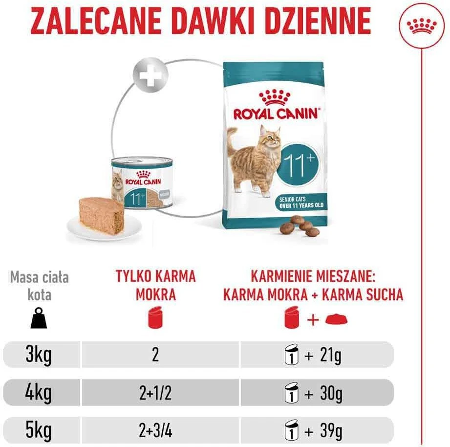 ROYAL CANIN Ageing 11+ Mousse – šlapias kačių maistas – 85g