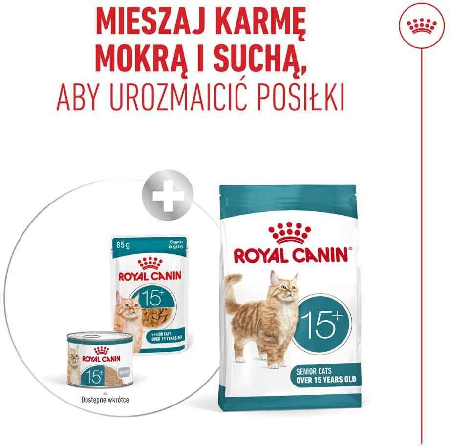 ROYAL CANIN Ageing 15+ Mousse – šlapias kačių maistas – 85g